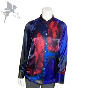 PIAZZA SEMPIONE Saturated silk top